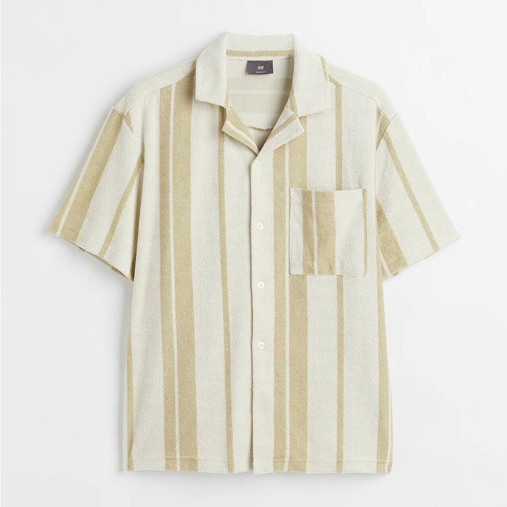 H&Ml Striped Button Down Shirt